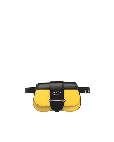 prada sidonie belt bag black|Sunny Yellow/black Prada Sidonie belt bag .